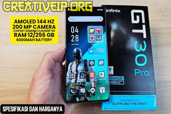Infinix GT 30 Pro Smartphone Gaming